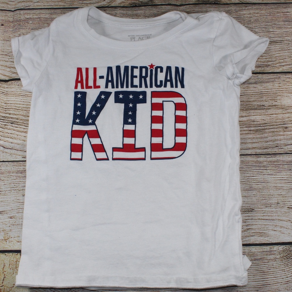 Children's Place Girl's All-American Kid Shirt